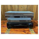 DVD Players & VHS VCR Combo Electronics Lot