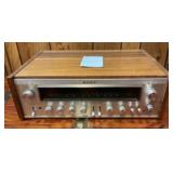 Vintage Sony AM/FM Stereo Receiver with Wood Cabinet
