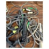 vintage Sony ECM-270 electret condenser microphones with bag and cords , see pics