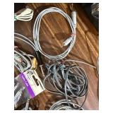 vintage Sony ECM-270 electret condenser microphones with bag and cords , see pics