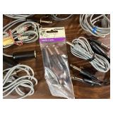 vintage Sony ECM-270 electret condenser microphones with bag and cords , see pics