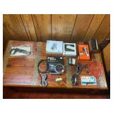 Mixed Electronics, Audio Cables, Tools, Microscope & Accessories Lot