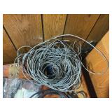 Mixed Network Cables, Extension Cords, Headphones & Power Strip Lot
