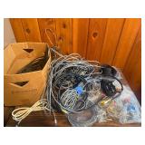 Lot of cable and connectors. See pics