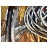 Lot of cable and connectors. See pics