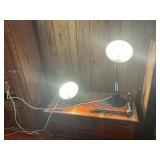 Matching Black Adjustable Desk Lamps – Pair plus parts