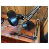 Matching Black Adjustable Desk Lamps – Pair plus parts