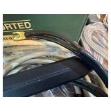 Transparent music cable , 4 port mini hub , apple mouses , huge box of audio and video. See pics