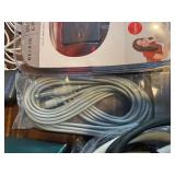 Transparent music cable , 4 port mini hub , apple mouses , huge box of audio and video. See pics