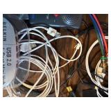 Transparent music cable , 4 port mini hub , apple mouses , huge box of audio and video. See pics