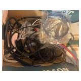 Transparent music cable , 4 port mini hub , apple mouses , huge box of audio and video. See pics