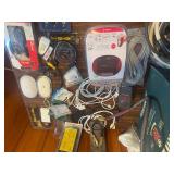 Transparent music cable , 4 port mini hub , apple mouses , huge box of audio and video. See pics