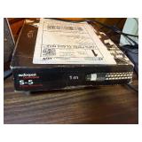 Electronics Lot: new 7 pin cable , new S-Vid Cable , speakers and various.