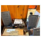 Electronics Lot: new 7 pin cable , new S-Vid Cable , speakers and various.