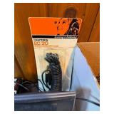 Electronics Lot: new 7 pin cable , new S-Vid Cable , speakers and various.