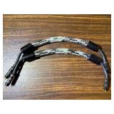 Level 4 Pair of  audio cables from Straight Wire, specifically from their flagship Crescendo series