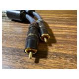 Level 4 Pair of  audio cables from Straight Wire, specifically from their flagship Crescendo series