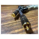 Level 4 Pair of  audio cables from Straight Wire, specifically from their flagship Crescendo series