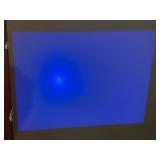 Near perfect condition NEC VT660, a portable 3LCD multimedia projector powers on , illuminates