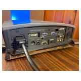 Powers on , illuminates -Mitsubishi HC1100 DLP Projector, designed for home theater use.