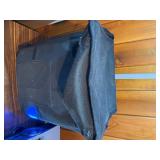 Powers on , illuminates -Mitsubishi HC1100 DLP Projector, designed for home theater use.