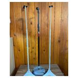 Lot of 3 mic stands. pro line and Omni Mount