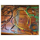 Mixed Audio, Instrument & Connection Cables Lot