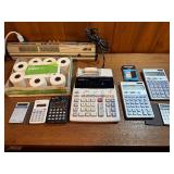 Lot of SHARP Calculator’s - most are operational , reel works on the main unit.