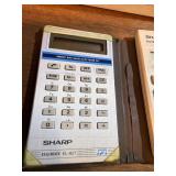 Lot of SHARP Calculator’s - most are operational , reel works on the main unit.