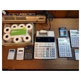Lot of SHARP Calculator’s - most are operational , reel works on the main unit.