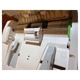 Sharp AL-2040CS desktop digital copier/printer powers on makes copies.