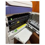 Sharp AL-2040CS desktop digital copier/printer powers on makes copies.