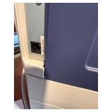 Sharp AL-2040CS desktop digital copier/printer powers on makes copies.