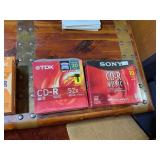 Large Blank Media, Jewel Cases & CD Storage Lot