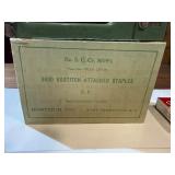 Vintage Staplers by Swingline&Arrow plus vintage staples.