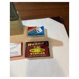 Vintage Staplers by Swingline&Arrow plus vintage staples.