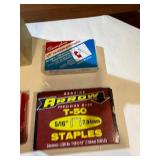 Vintage Staplers by Swingline&Arrow plus vintage staples.