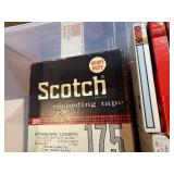 Huge lot of scotch and memorex tape and reel