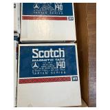 vintage Scotch Brand Magnetic Tape, specifically the Tartan Series 140 -37 COUNT