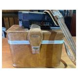 classic Canon AE-1 35mm film photography kit with several compatible accessories