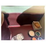 This vintage collectible is a Herold Acro-Flash bakelite miniature camera, manufactured by the Herold Manufacturing Company in Chicago, Illinois