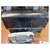 vintage Polaroid Automatic 215 Land Camera Pulse bulbs and Polaroid model 268 Flash and Case