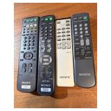 Sony Video remotes see pics