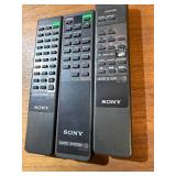 Sony Audio systems remotes , see pics