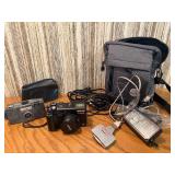 Vintage Canon PowerShot G5 &Kodak Instamatic