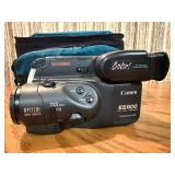 This item is a vintage Canon ES800 8mm video camcorder untested