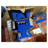 Vintage Leather Camera Bag w/ Filters, Lens Accessories, Strap & Cases