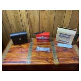 Vintage Sony Battery Pack Carrying Case, Eveready Rechargeable Battery & Accessories Lot