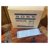 Vintage Sony Battery Pack Carrying Case, Eveready Rechargeable Battery & Accessories Lot