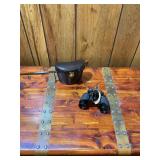 Vintage Binoculars w/ Hard Carrying Case & Strap